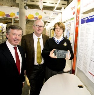 Antanas Murelis at the BTYSE 2016 receiving the UCC Boole Award 