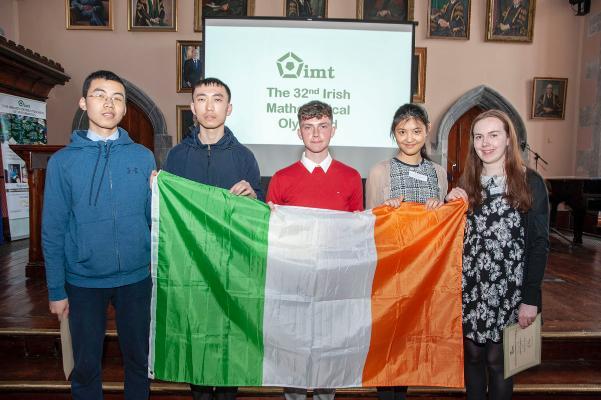 Students who will represent Ireland at 60th IMO World Championships 10-22 July Bath UK